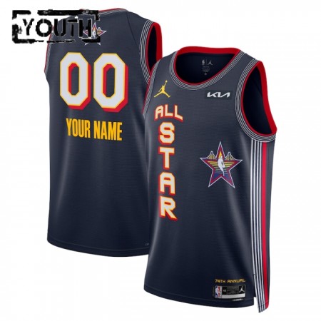 All-Star 2025 Custom Jordan Navy Lasten Pelipaidat Swingman